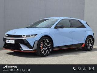 Hyundai Ioniq 5 N AWD 84 kWh / SOH 100% / Fabrieksgarantie tot 02-2030 / All season banden / CCS snelladen / WLTP bereik 448 km bereik stad 589 km / Stuur- Stoel & Achterbank verwarming / Warmtepomp / Elektrische achterklep / Stoelventilatie / Bose Audio Systeem / Rondomzicht camera / Adaptief cruise control /