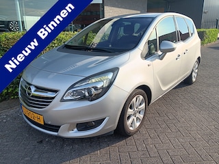 Opel Meriva 1.4 120PK Turbo Blitz, NL auto, 1e eig., Airco, Leder, PDC voor & achter, 16" LMV etc. incl. 12 MND BOVAGGARANTIE