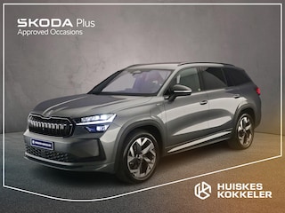 Skoda Kodiaq 1.5 TSI PHEV Sportline Business 204pk DSG Automaat, Adaptive cruise control, Stoelverwarming, Stuurverwarming, Voorruit verwarmd, Achteruitrijcamera, Matrix LED koplampen, Elektrische achterklep, Navigatie, Parkeersensoren, App-connect