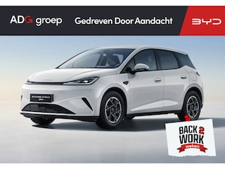 BYD Dolphin G DM-i Boost NIEUW/ 1040 KM / Skiing White / 105 EV / Android Auto en Apple Carplay
