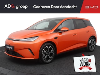 BYD Dolphin G DM-i Boost NIEUW/ 1040 KM / Sunset Orange / 105 EV / Android Auto en Apple Carplay