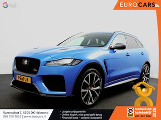 Jaguar F-Pace 5.0 V8 AWD SVR 551 pk Panorama dak Meridian sound Premium Pack Light Pack ACC Leder ADS 360 Camera Cruise control Parkeersensoren Elektrische kofferklep