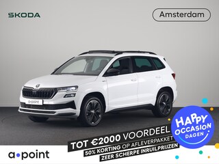 Skoda Karoq 1.5 TSI ACT Sportline Business | Panorama schuifdak | Virtual pedal | Travel assist pakket | 230v en usb aansluiting