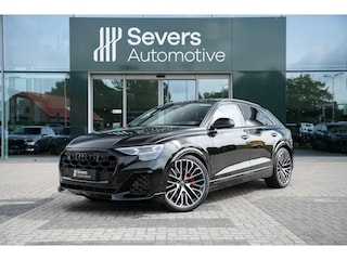 Audi Q8 60 TFSI e quattro Pro Line S Competition | Dark Olive Metallic | Panoramadak | Trekhaak | Head-up Display | Vierwielbesturing | Bang & Olufsen Soundsystem | Luchtvering | Stoelventilatie en massagefunctie | Garantie 3 jaar / 100.000 KM |