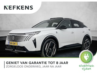 Peugeot 3008 SUV Launch Edition Dual Motor 73 kWh 325pk | Accu 99% | 490km WLTP Actieradius | Navigatie | Panoramisch schuif-kanteldak | 360° camera | Lederen AGR stoel elektrisch+geheugen+massage | FOCAL HiFi | Adaptieve cruise control | Handsfree achterklep | Matrix LED koplampen | Stoel- en stuurverwarming | Keyless | Draadloze Apple Carplay / Android Auto + telefoonlader | Dodehoeksensor | Parkeersensoren v+a | Donker getint glas | 20" Lichtmetalen velgen |