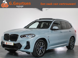 BMW X3 xDrive30e M-Sport LCI Laser, Panoramadak, 360Camera, Head-Up, Brooklyn Grau, Dealer onderhouden!