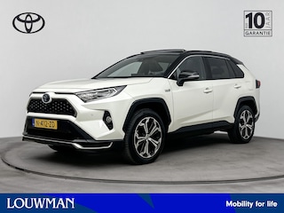 Toyota RAV4 2.5 Plug-in Hybrid AWD Bi-Tone Plus | BTW | Schuif/kantel panoramadak | JBL | 360 Camera + camera binnenspiegel | Stoelventilatie | stoel+stuurverwarming | Memory Seat | Dodehoek detectie | Navigatie | Apple CarPlay/Android Aut