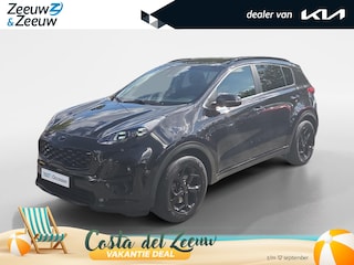 Kia Sportage 1.6 T-GDI Black Edition | Airco | Navi | Camera | Leder | Stoelverwarming | Stuurverwarming |