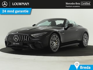 Mercedes-Benz SL Roadster 43 381 pk | AMG DYNAMIC PLUS pakket | AMG Nightpakket | 21" AMG-velgen, zilver | Performance sportstoelen | Rijassistentiepakket Plus | Burmester Sound systeem | 360° camera |