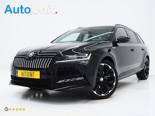 Skoda Superb Combi 1.4 TSI iV Sportline | Leder/Alcantara | Trekhaak | Carbon | 360 | Memory | Keyless | Adaptive Cruise