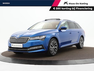 Skoda Superb Combi 1.4 TSI iV 218pk DSG Laurin & Klement · Panoramadak · 360 Camera · Inklap. Trekhaak · Elek. Stoelen + Geheugen · Matrix LED ·