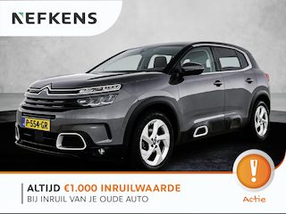 Citroën C5 Aircross SUV Business 130pk | Navigatie | Achteruitrijcamera | Climate Control | Cruise Control | Parkeersensoren v+a | Dodehoeksensor | Led koplampen | Armsteun | Apple Carplay / Android Auto | Bluetooth | DAB+ radio | Volledig digitaal instrumentenpaneel | Multifunctioneel lederen stuurwiel | Donker getint glas | 18" lichtmetalen velgen |