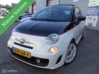 Fiat 500 Abarth Cabrio 1.4-16V Abarth/Bi-colore/Airco/Ecc/Lm velgen/Sportuitlaat/Xenon/Leer/Navi/PDC/Bommetje Slechts 92000km