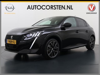 Peugeot 208 EV GT350 SOH 98% Panoramadak Virtual Cockpit 360°Camera Keyless 3D-Navi Ecc Apple Carplay Android Auto Pdc Sensor dodehoek Regen-Lichtsensor Cruise Control Lmv Privacy Glas Isofix Led DAB Bluetooth 1e Eigenaar Dealeronderhouden Origineel Nederlandse Auto