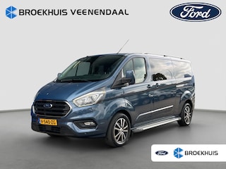 Ford Transit Custom 300 2.0 170pk TDCI L2H1 Limited DC | Trekhaak | 2x Schuifdeur | Camera | Leder | Stoelverwarming