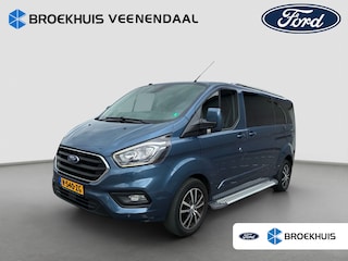 Ford Transit Custom 300 2.0 170pk TDCI L2H1 Limited DC | Trekhaak | 2x Schuifdeur | Camera | Leder | Stoelverwarming