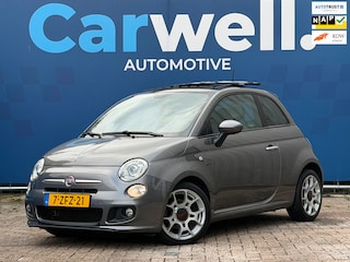 Fiat 500 0.9 TwinAir Turbo 500S|3e Eigenaar|Pano|HalfLeder|Navi|Climate|PDC|Isofix||N.A.P|24-03-2027|