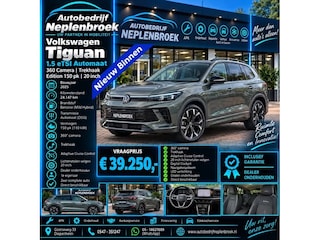 Volkswagen Tiguan 1.5 eTSI automaat 360 camera trekhaak Edition 150pk 20Inch 2025 km 24.147
