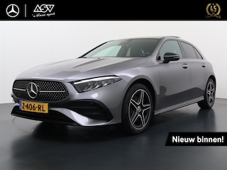 Mercedes-Benz A-klasse 250 e AMG Line | Panorama - Schuifdak | Trekhaak Wegklapbaar | Verwarmd Stuurwiel | Smartphone Integratie | Dodehoekl Assistent | Night Pakket | Klasse 3 Alarm