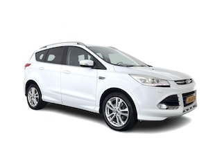 Ford Kuga 1.6 Titanium Individual Bodystyling Pack AWD Aut. *LEATHER-FABRIC | XENON | SONY-AUDIO | HEATED-COMFORTSEATS | NAVI-FULLMAP | KEYLESS | CAMERA | PRIVACY-GLASS | ECC | PDC | CRUISE | TOWBAR | 18''ALU*