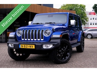 Jeep Wrangler Unlimited 2.0T Sahara|Rijklaar!|Overland|ACC|Camera|Trekhaak|Carplay|4X4|Alpine|Stuurwielverwarming