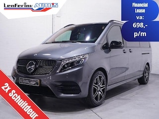 Mercedes-Benz V-klasse 300d Dubbel Cabine L3 AMG Line Airmatic, Burmester Sound, NAP, Distronic, Leder Zwart, LED Koplampen, 19" LMV, Trekhaak 2.500 kg, 5-Zits