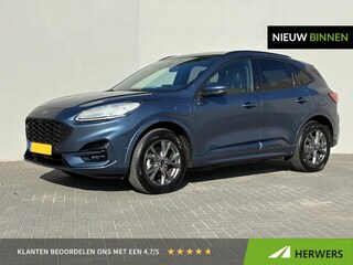 Ford Kuga 2.5 PHEV ST-Line X / Dealer onderhouden / Trekgewicht 1.500 kg / Navigatie / Stuur-, stoel- & achterbankverwarming / Parkeer assistent / Camera 360°  / Elektrische stoel & klep / 18" LM wielen / Adaptief cruise control / Apple Carplay/Android Auto /