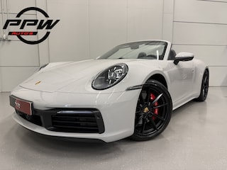 Porsche 911 Cabrio 3.0 Carrera S KRIJT/SPORT-CHRONO/PASM/VENTILATIE+MEMORY/4 WIELBESTURING/SPORT-UITLATEN/PDLS-LED/ACC/360AMERA/BOSE/AMBIENT/PORSCHE-DEALER HISTORIE/BTW-AUTO