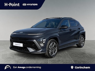 Hyundai Kona N Line Sky 1.6 GDI HEV 137pk | SCHUIF/KANTELDAK | STOEL + STUURVERW. | ADAPTIVE CRUISE | 360° CAMERA | ELEK. ACHTERKLEP |