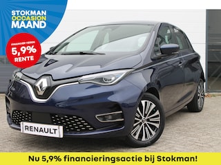 Renault Zoe R135 pk Serie Limitee Riviera 52 kWh | Automaat | lederen bekleding | stoel en stuurverwarming | Camera achter |