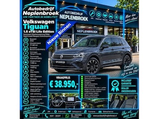 Volkswagen Tiguan 1.5 eTSI Life Edition | Automaat | Stoelverwarming 150pk | Digital Cockpit | Navigatie | Achteruitrijcamera | IQ-Light LED Matrix | 2025 KM 25.000