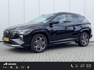 Hyundai Tucson 1.6 T-GDI HEV 230pk N Line Edition Automaat / Fabrieksgarantie tot 03-2029 / Dealer onderhouden / Trekgewicht 1650 kg / Stoelverwarming / Achteruitrijcamera / cruise control / Climate control/ Keyless Entry/Start /