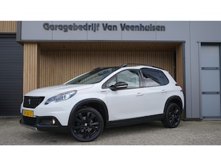 Peugeot 2008 1.2 131pk PureTech GT-line *Black Pack* Pano.Dak 17inch LM H-Leder Navi Cruise Control Trekhaak 129369km!