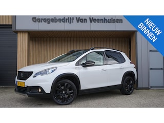 Peugeot 2008 1.2 131pk PureTech GT-line *Black Pack* Pano.Dak 17inch LM H-Leder Navi Cruise Control Trekhaak 129369km!