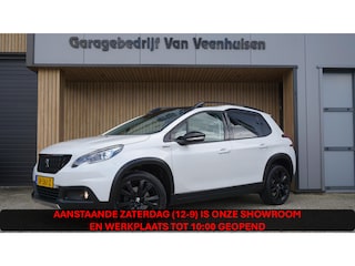 Peugeot 2008 1.2 131pk PureTech GT-line *Black Pack* Pano.Dak 17inch LM H-Leder Navi Cruise Control Trekhaak 129369km!