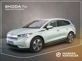 Skoda Enyaq iV 80 Business Edition Plus 204pk Automaat, Trekhaak, Warmtepomp, Lederen bekleding, Adaptive cruise control, Head-up display, Stoelverwarming, Stuurverwarming, Achteruitrijcamera, Navigatie, App-connect, Parkeersensoren
