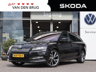 Skoda Superb Combi 1.4 TSI 218 PK DSG iV Sportline Business | Trekhaak | ACC | LED Matrix | 360 Camera | CANTON | Smartlink | Voorstoelen met geheugen | Stoelverwarming V+A |