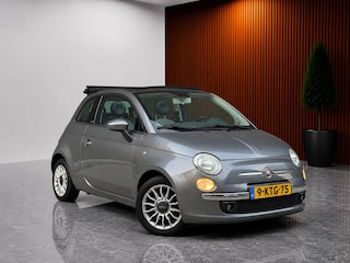 Fiat 500 0.9 TwinAir Lounge AUTOMAAT (AIRCO, SOFTTOP, ELEKT RAMEN, NL-AUTO, HALF-LEDER, PARKEERSENSOREN, ETC!)