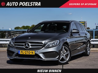 Mercedes-Benz C-klasse Estate 180 Business Solution AMG 156 PK Aut. | Leder | Navigatie | Camera | LED | Trekhaak | 18"