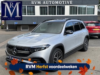 Mercedes-Benz EQB 300 4MATIC AMG Line 7p. 67 kWh | SOH 98% | NIGHT PAKKET | 360 CAMERA| 7 PERSOONS | RIJKLAAR + 12 MND BOVAG GARANTIE | STOEL VERWARMING | DODE HOEK |