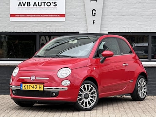 Fiat 500 1.2 Lounge Cabrio Airco PDC Half Leder