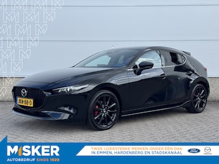 Mazda 3 2.0 ltr, 187pk X, Takumi, AERO PACK! ROOD LEDER