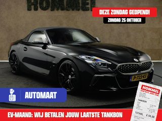 BMW Z4 Roadster M40i High Executive - 6 CILINDER MOTOR - 340 PK!! - LEDEREN BEKLEDING - ELEKTRISCHE STOELVERSTELLING VOORSTOELEN - ELEKTRISCHE KAP - NAVIGATIE - SCHAKELFLIPPERS ACHTER HET STUUR -  HARMAN KARDON AUDIO - VOORSTOELEN VERWARMD -  WINDSCHERM - MICHELIN PILOT SUPER SPORT BANDEN - 19 INCH LICHT METALEN VELGEN - HEAD UP DISPLAY - ACHTERWIELAANDRIJVING