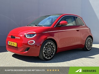 Fiat 500 La Prima 42 kWh / SOH 93% / Apple Carplay/Android Auto / Achteruitrijcamera / Adaptieve Cruise Control / Lichtmetalen Velgen 17" / Navigatie / 3-fase / Snelladen /