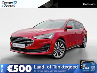 Ford Focus Wagon 1.0 EcoBoost Hybrid Titanium X | NL-auto | 1e Eigenaar | Winterpack | Driver Assistancepack | El. Trekhaak | Adaptieve Cruise Control | BLIS | El. Achterklep | Camera | B&O | AGR Bestuurdersstoel |
