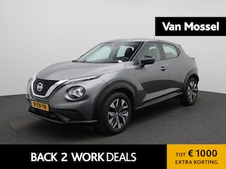 Nissan Juke 1.0 DIG-T Acenta | APPLE CARPLAY | ANDROID AUTO | CRUISE CONTROL | ACHTERUITRIJCAMERA | BLUETOOTH | LANE ASSIST | DAB RADIO | LICHTMETALEN VELGEN | AIRCO |