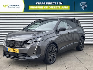 Peugeot 5008 1.2 Hybrid 136 GT | 7 Persoons | Adaptive Cruise Control | Elektrische Stoel met Geheugenfunctie | Schuif/Kanteldak | Navigatie | Camera