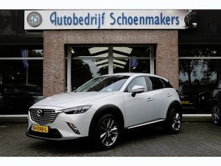 Mazda CX-3 2.0 SkyActiv-G 120 GT-Luxury LEER ELEC.MEMORYSTOELEN STOELVERW. HUD/ADD CAMERA DAB NAVI CRUISE CLIMA PDC 18''LMV NAP