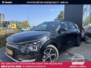 Kia Niro 1.6 GDi DynamicPlusLine Eerste eigenaar, Volledig dealer onderhouden, Lederen bekleding, Trekhaak, Stoel & stuur verwarming, BTW-auto