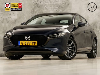 Mazda 3 2.0 e-SkyActiv-G M Hybrid 122 Automaat (GROOT NAVI, CLIMATE, STUUR/STOELVERWARMING, BOSE AUDIO, CAMERA, SPORTSTOELEN, ADAPTIVE CRUISE, HEAD-UP DISPLAY, NIEUWSTAAT)